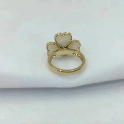[Stars Jewelry]SWEET CLOVER WHITE MOP RING