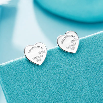 [Stellar jewels]RETURN TO TIF LOVE SILVER EARRINGS