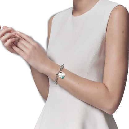 [Stellar jewels]LOVE HEART RETURN TO TIF SILVER BRACELET