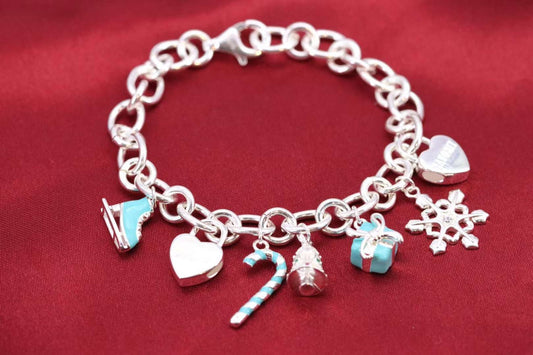 [Stellar jewels]CHRISTMAS SILVER BRACELET
