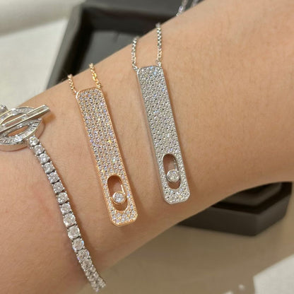 [Stars Jewelry]MY FIRST DIAMOND PAVED NECKLACE