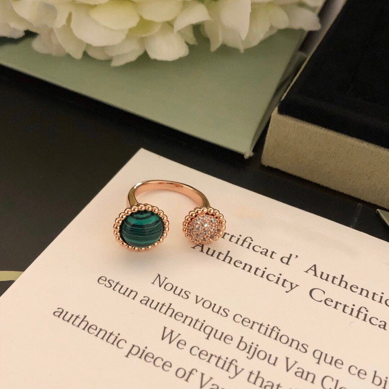 [Stars Jewelry]PERLEE COULEURS DIAMOND ROSE GOLD BETWEEN THE FINGER RING