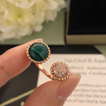 [Stars Jewelry]PERLEE COULEURS DIAMOND ROSE GOLD BETWEEN THE FINGER RING