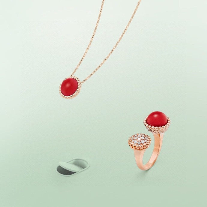 [Stars Jewelry]PERLEE COULEURS DIAMOND ROSE GOLD BETWEEN THE FINGER RING