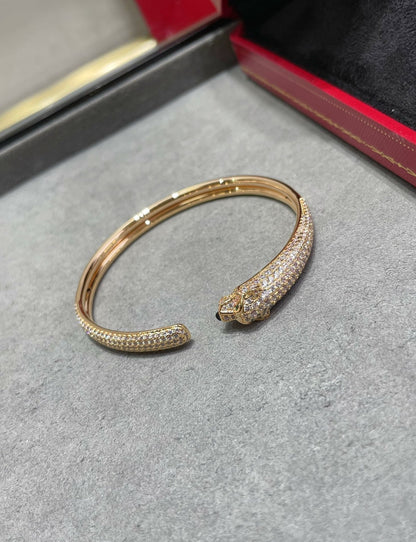 [Stars Jewelry]PANTHERE FULL DIAMOND OPEN BRACELET