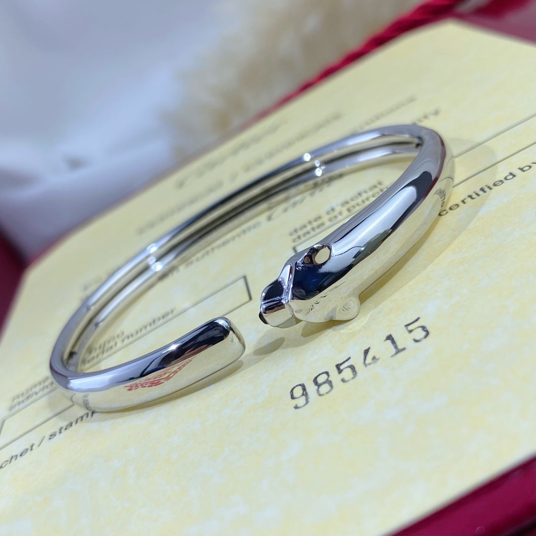 [Stars Jewelry]PANTHERE SILVER OPEN BRACELET