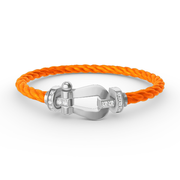 [Stars Jewelry]FORCE LARGE HORSESHOE HALF DIAMOND BRACELET SILVER