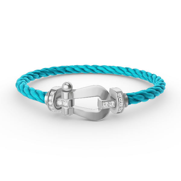 [Stars Jewelry]FORCE LARGE HORSESHOE HALF DIAMOND BRACELET SILVER