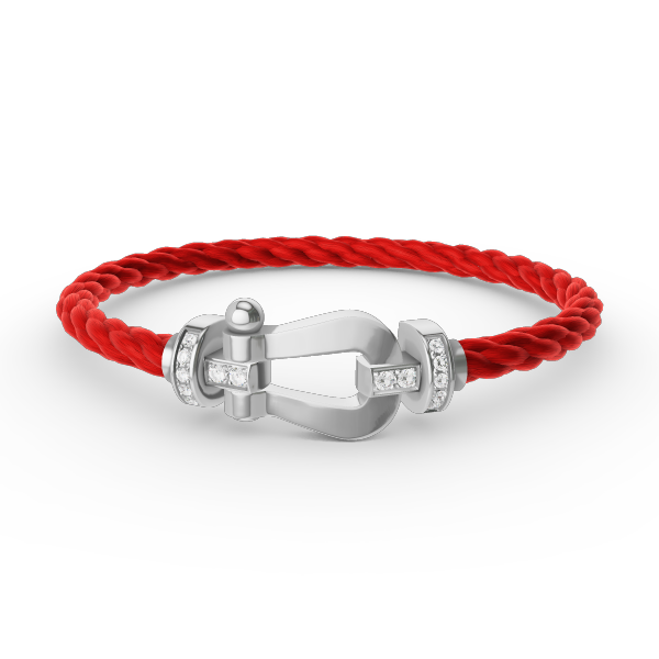 [Stars Jewelry]FORCE LARGE HORSESHOE HALF DIAMOND BRACELET SILVER