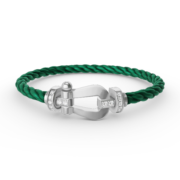 [Stars Jewelry]FORCE LARGE HORSESHOE HALF DIAMOND BRACELET SILVER