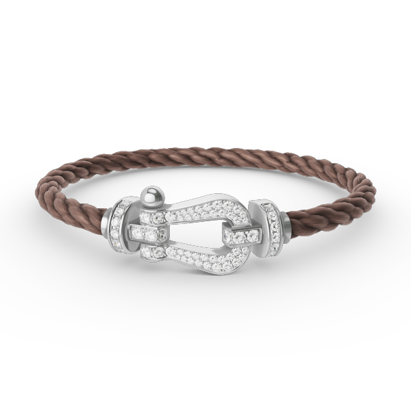 [Stars Jewelry]FORCE LARGE HORSESHOE FULL DIAMOND BRACELET SILVER