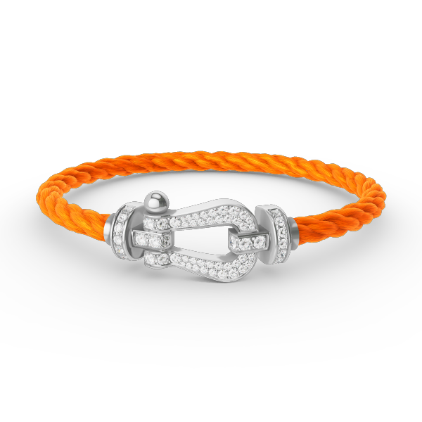 [Stars Jewelry]FORCE LARGE HORSESHOE FULL DIAMOND BRACELET SILVER