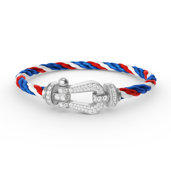 [Stars Jewelry]FORCE LARGE HORSESHOE FULL DIAMOND BRACELET SILVER