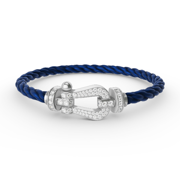 [Stars Jewelry]FORCE LARGE HORSESHOE FULL DIAMOND BRACELET SILVER