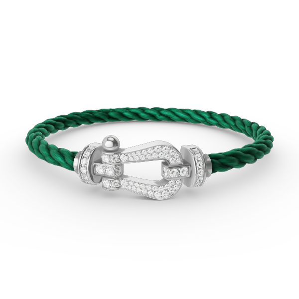 [Stars Jewelry]FORCE LARGE HORSESHOE FULL DIAMOND BRACELET SILVER