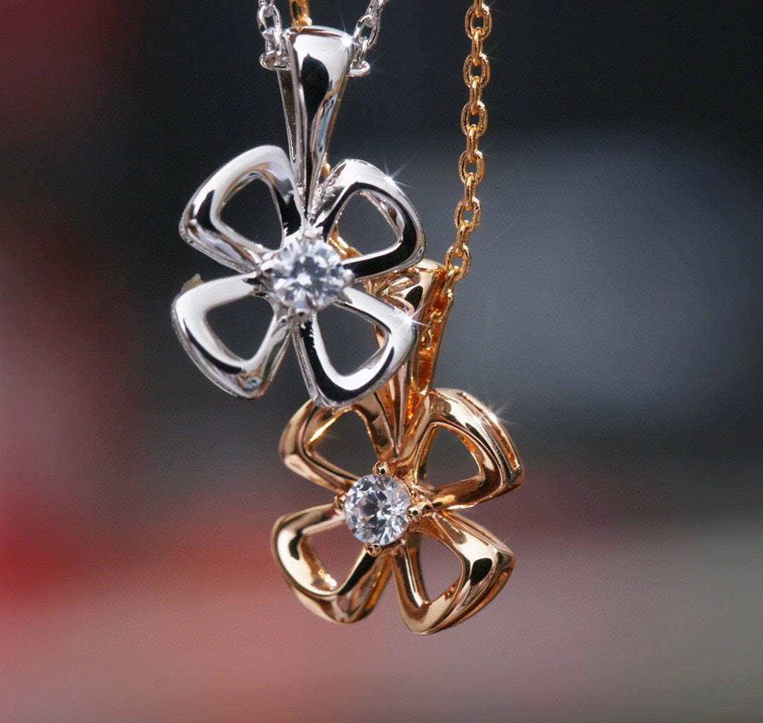 [Stars Jewelry]FIOREVER NECKLACE DIAMOND CENTER