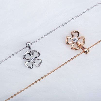 [Stars Jewelry]FIOREVER NECKLACE DIAMOND CENTER