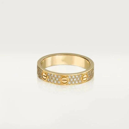 [Stars Jewelry]LOVE RING 3.6MM DIAMOND PAVED