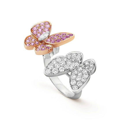 [Stars Jewelry]TWIN BUTTERFLY DIAMOND RING