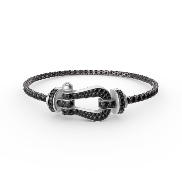 [Stars Jewelry]FORCE  LARGE HORSESHOE FULL DIAMOND TENNIS BRACELET